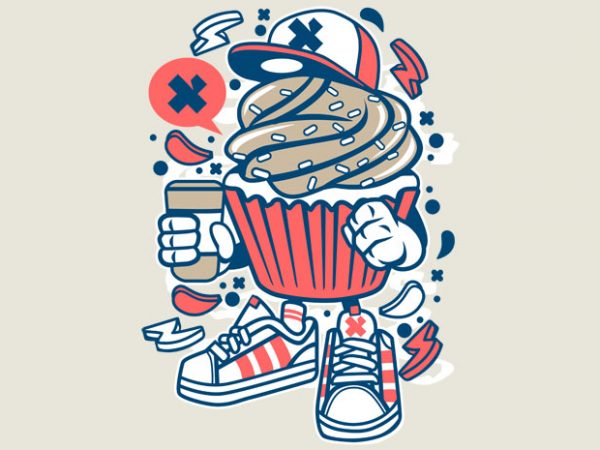 Cupcake buy t shirt design