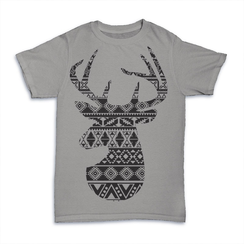 Deer 1 commercial use t shirt designs