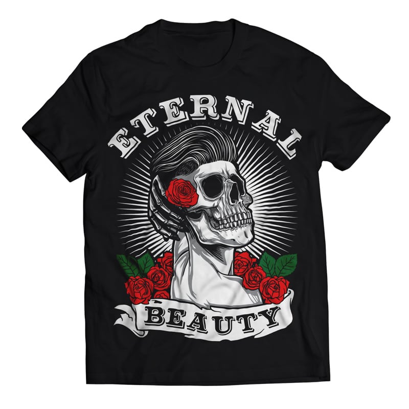 Eternal Beauty t shirt designs for sale