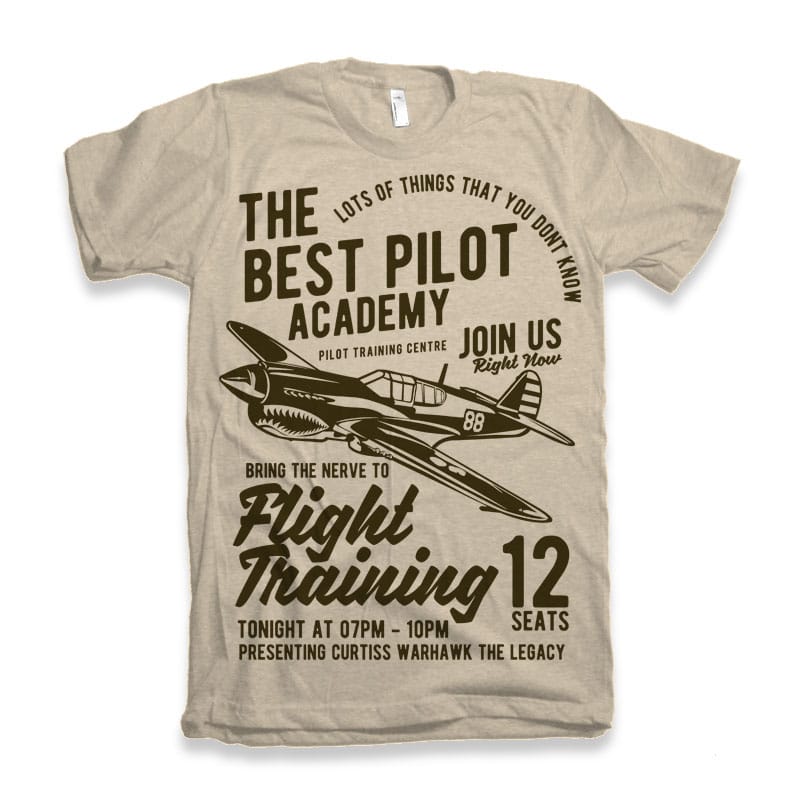 Flight Training t-shirt design tshirt design for sale