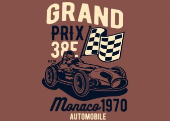 Grand Prix buy t shirt design