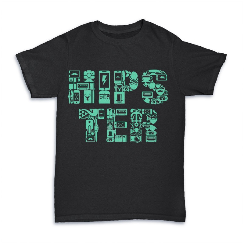 Hipster buy t shirt designs artwork