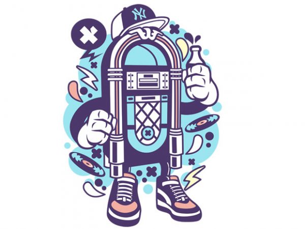 Juke box buy t shirt design for commercial use Juke box buy t shirt design for commercial use