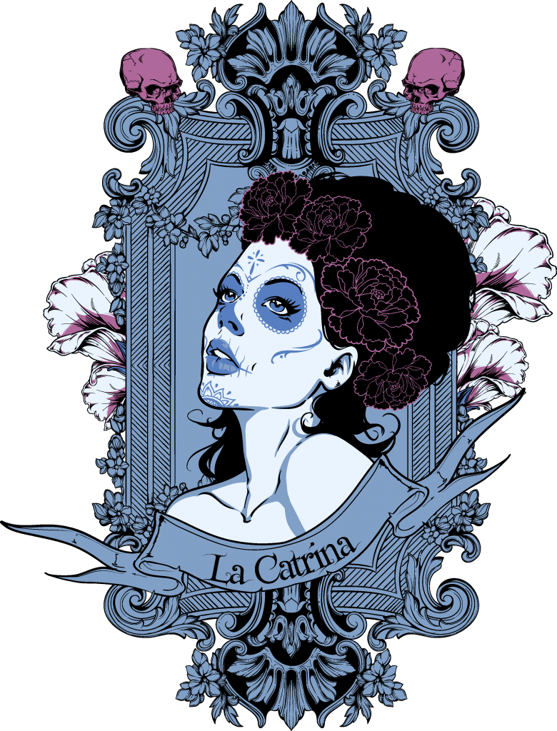 La Catrina vector shirt designs