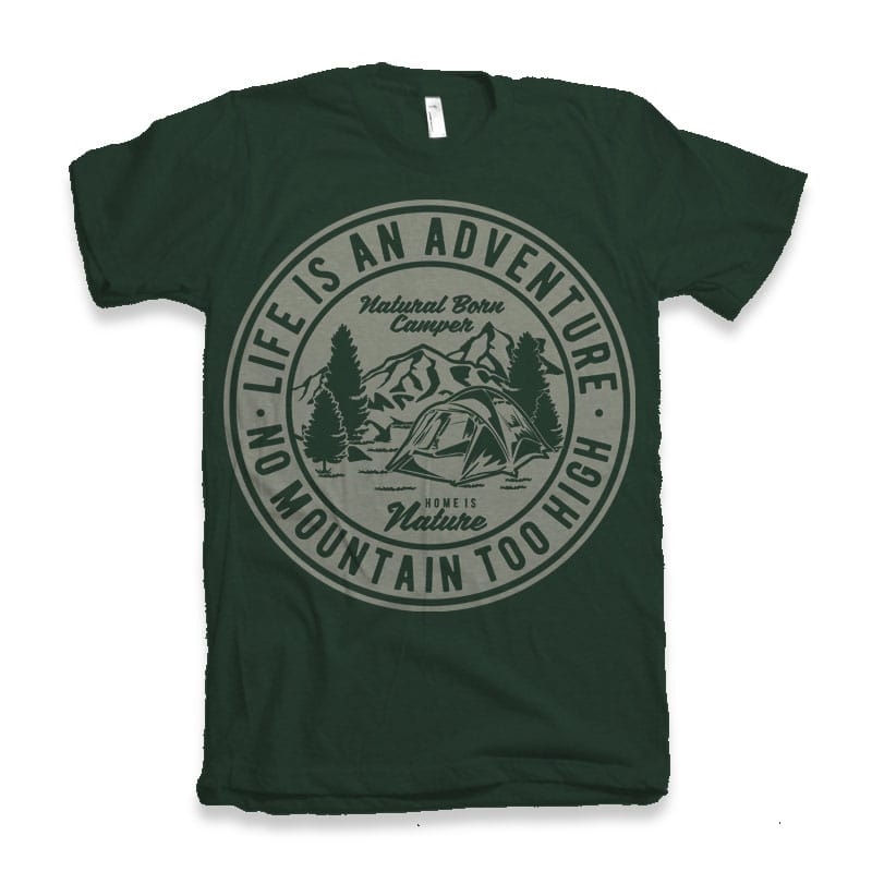 Life Is An Adventure tshirt design t shirt designs for teespring