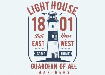 Light House t-shirt design