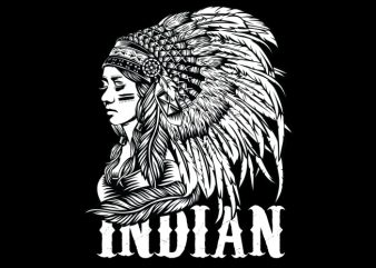 Native American Women tshirt design for sale