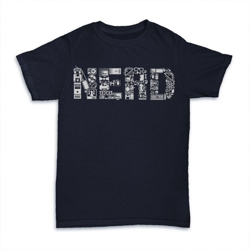 Nerd buy tshirt design