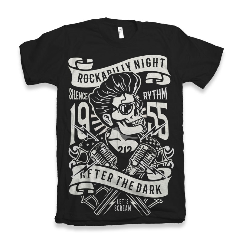 Rockabilly Night buy t shirt designs artwork