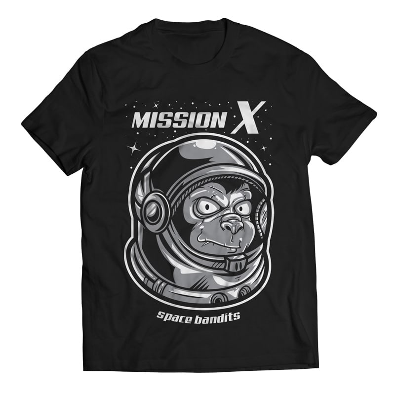 Mission X – Space Ape buy t shirt designs artwork