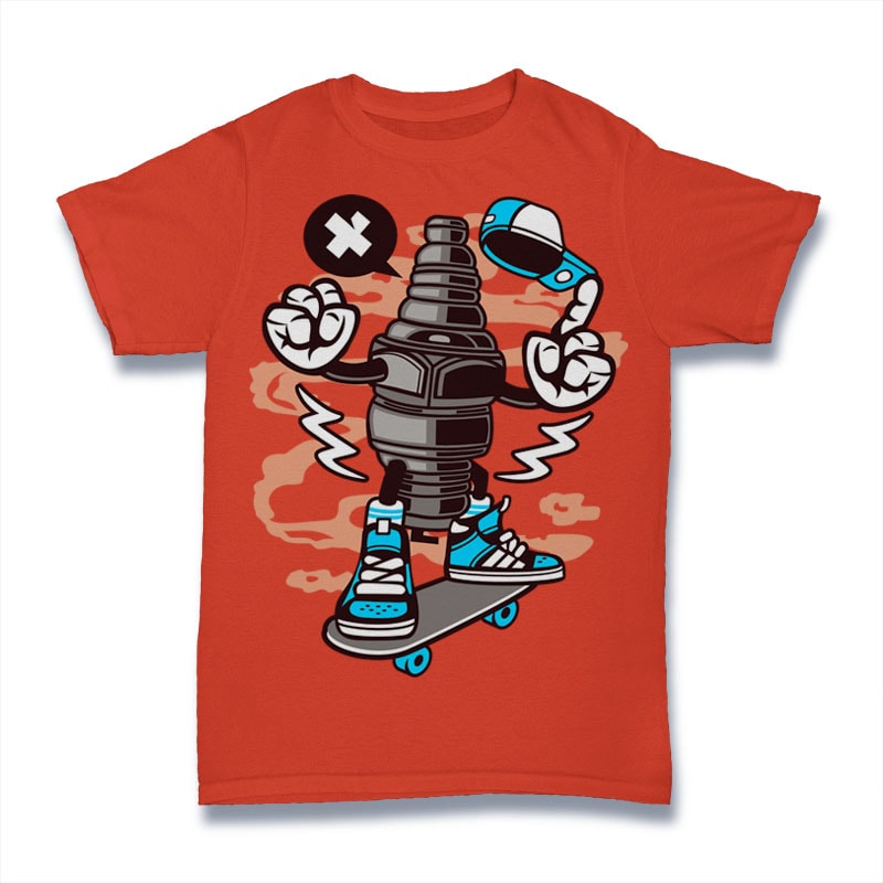 Sparkplug tshirt design for merch by amazon