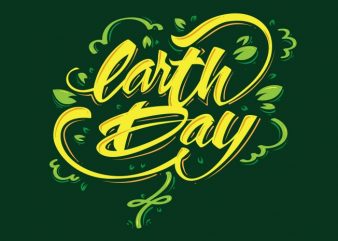 EARTHDAY2 vector t-shirt design