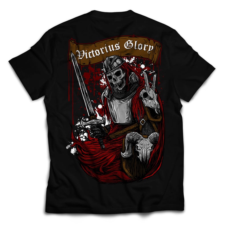 Victorius Glory – Skeleton Warrior buy t shirt designs artwork