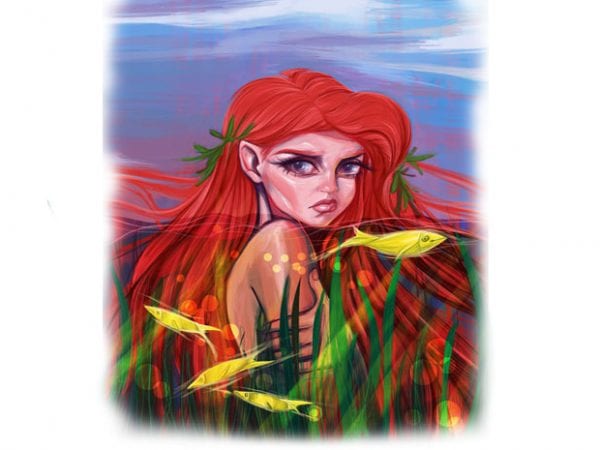 Mermaid t shirt design for sale Mermaid t shirt design for sale