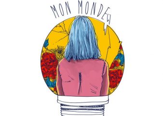 Mon monde buy t shirt design artwork