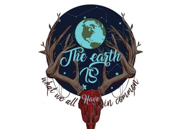 We have earth graphic t-shirt design