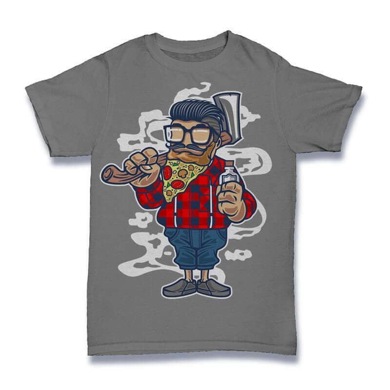 pizza tshirt design