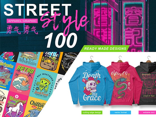 100 street style t-shirt designs