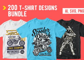 200 t shirt designs bundle