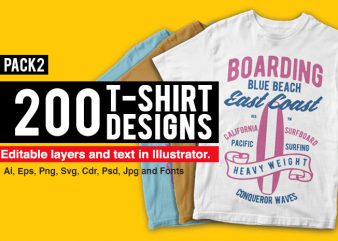 200 t-shirt designs bundle