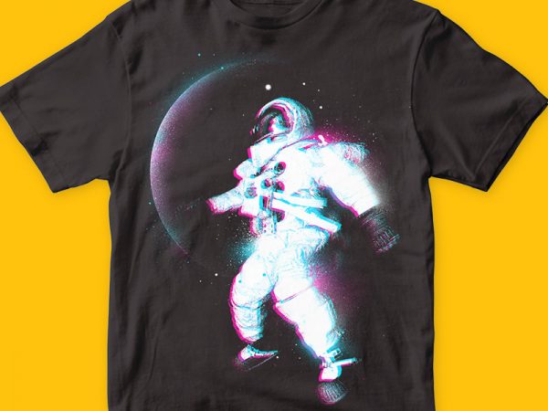 Color space t-shirt design