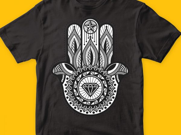 Hamsa buy t shirt design artwork