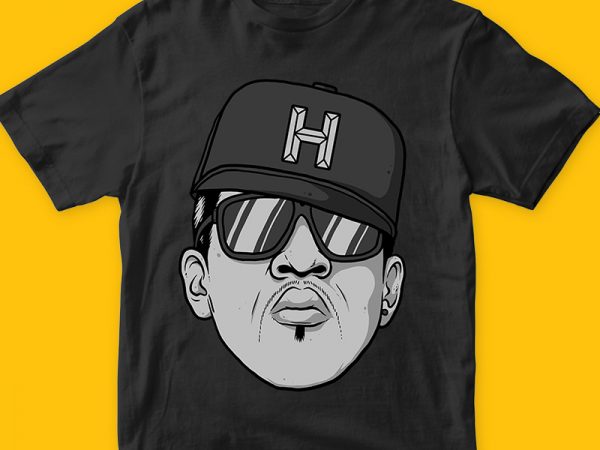 Hip hop png graphic t-shirt design