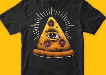 Killer Pizza t shirt design for purchase