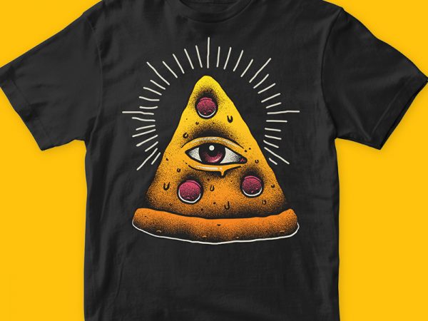 Killer pizza t shirt design for purchase