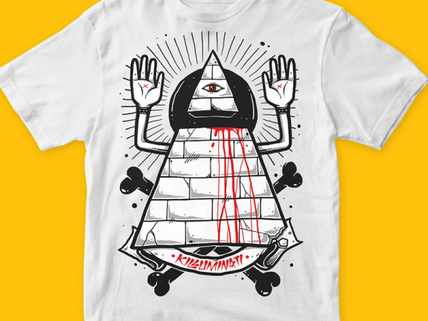 Killuminati png t-shirt design