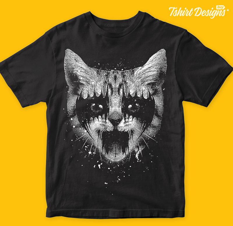 Metal Pussy png t-shirt design t shirt designs for printify
