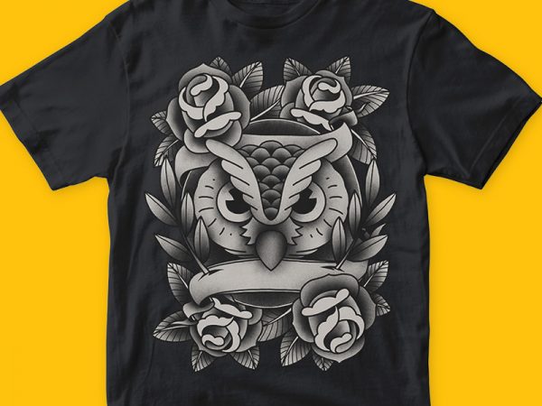 Owlove buy t shirt design artwork
