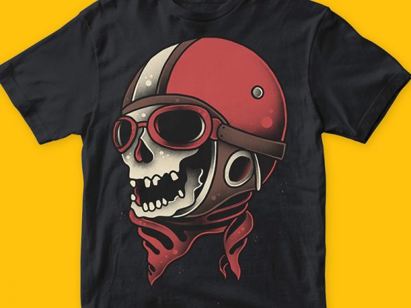 Pilot skull png t-shirt design
