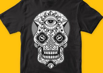 Skull Candy 2 commercial use t-shirt design