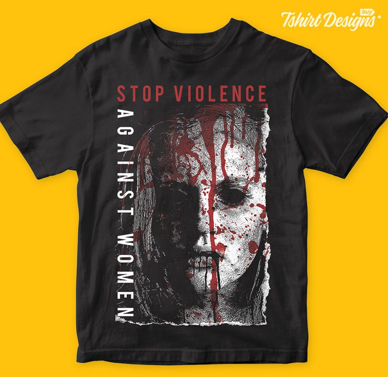 Stop Violence Against Women png t-shirt buy tshirt design