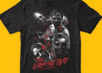The walking dead t shirt design png