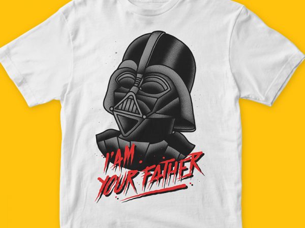 Vader t shirt design for sale