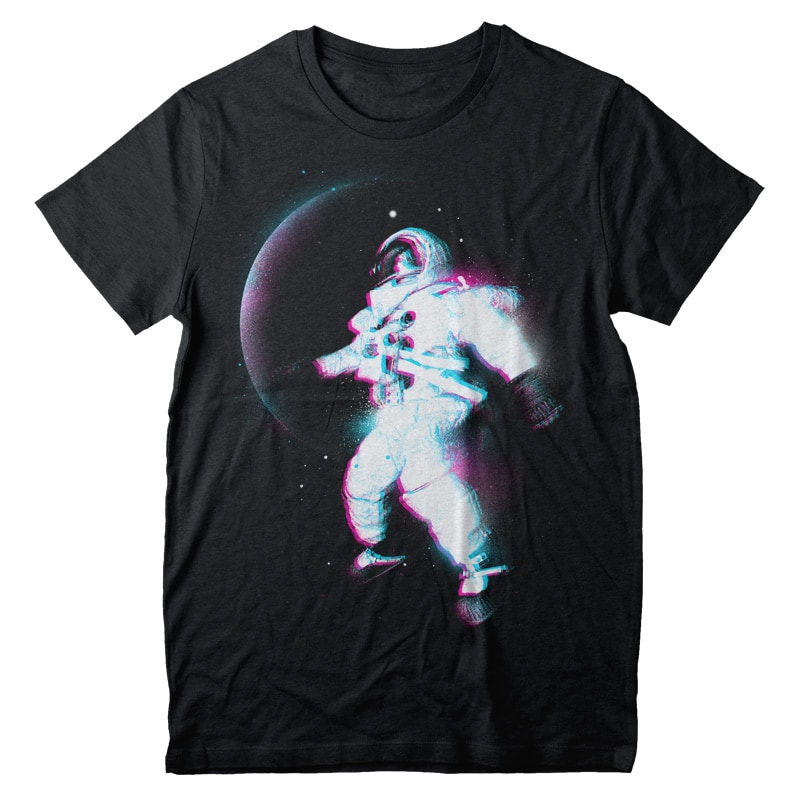 Color Space T-shirt Design t-shirt designs for merch by amazon