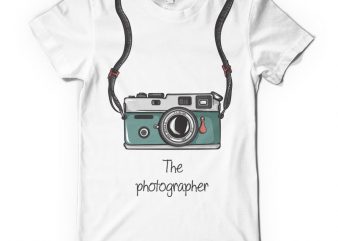 The photographer t shirt design to buy