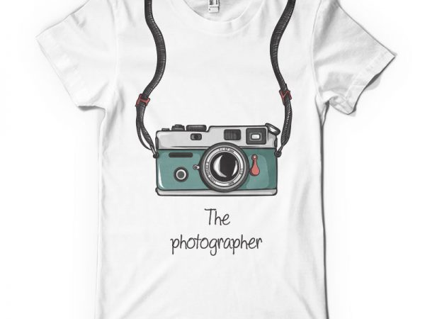 The photographer t shirt design to buy