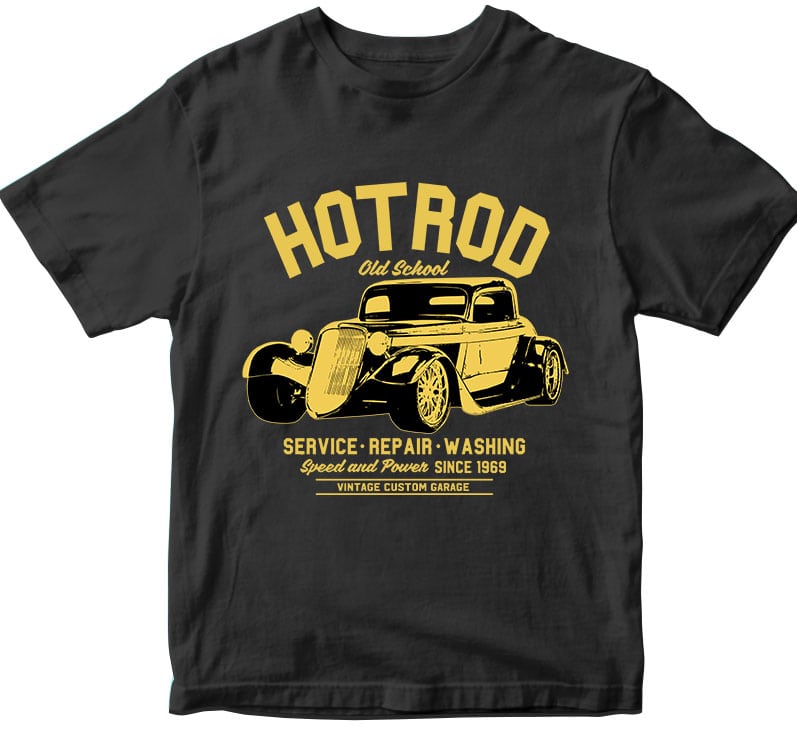 30 t-shirt vector designs bundle classic and vintage hotrod t-shirt designs