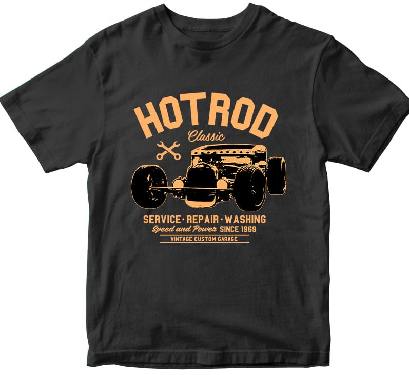 30 t-shirt vector designs bundle classic and vintage hotrod t-shirt designs