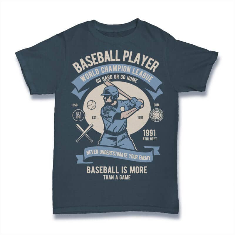 Baseball Player buy t shirt design - Buy t-shirt designs