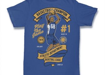 basketball champion t shirt design