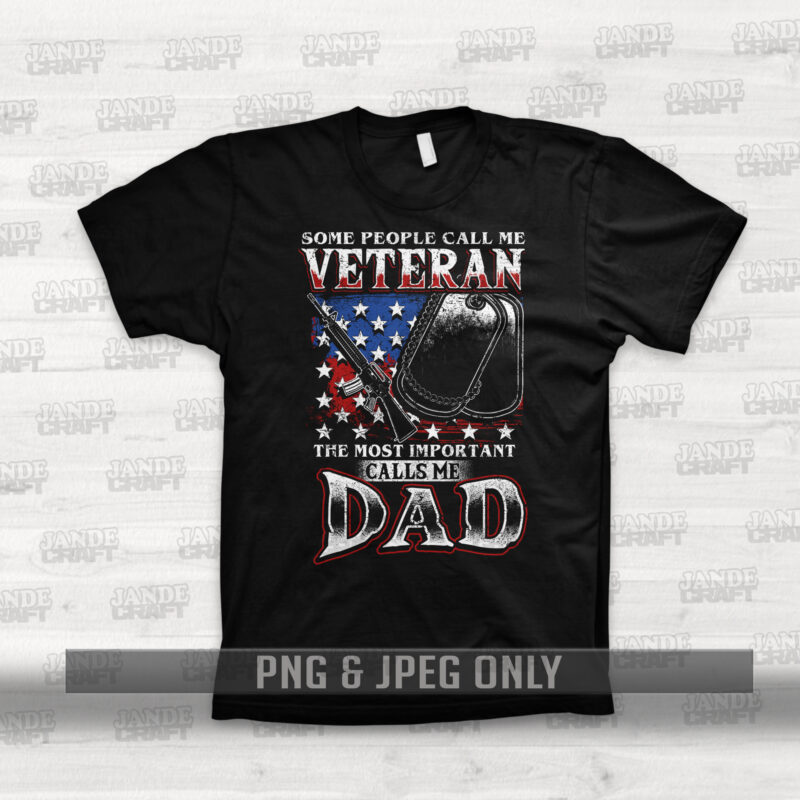 Veteran Dad shirt – t-shirt design for sale