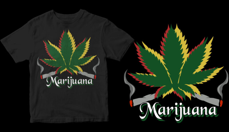 marijuana canabis t shirt design to buy