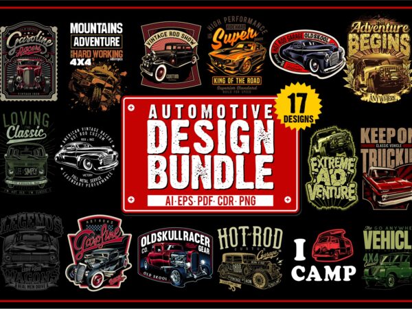 20 Automotive Tshirt Designs Bundle | mail.napmexico.com.mx