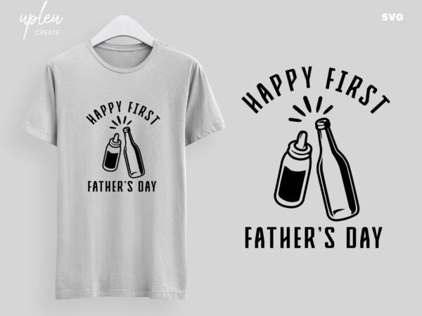 Happy first fathers day svg,fathers day tshirt svg,happy fathers day svg,digital file,fathers day gift from wife svg file,
