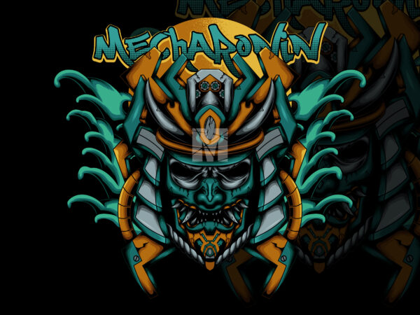 Mecha ronin t shirt designs for sale