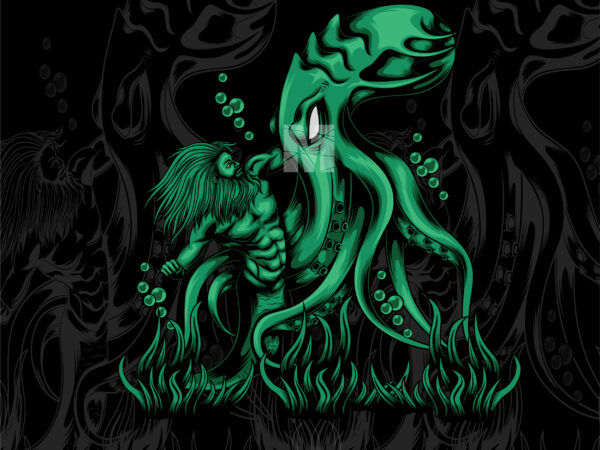 Octopus t shirt design online